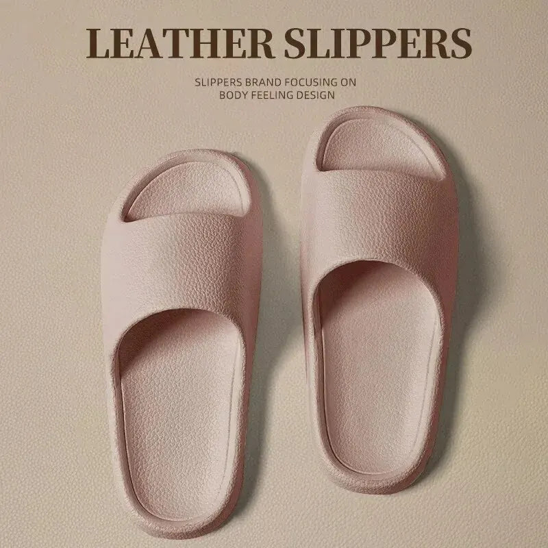 OligMen-Sandales à semelle souple pour hommes, tongs pour hommes, pantoufles de douche confortables, chaussures de couple, document solide, simple, extérieur