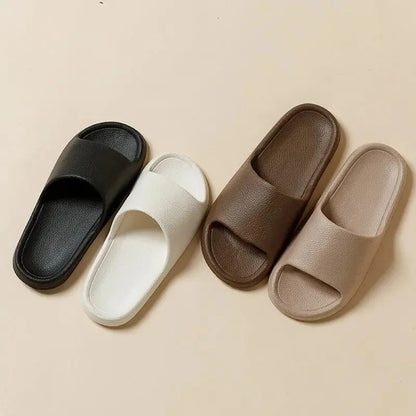 OligMen-Sandales à semelle souple pour hommes, tongs pour hommes, pantoufles de douche confortables, chaussures de couple, document solide, simple, extérieur