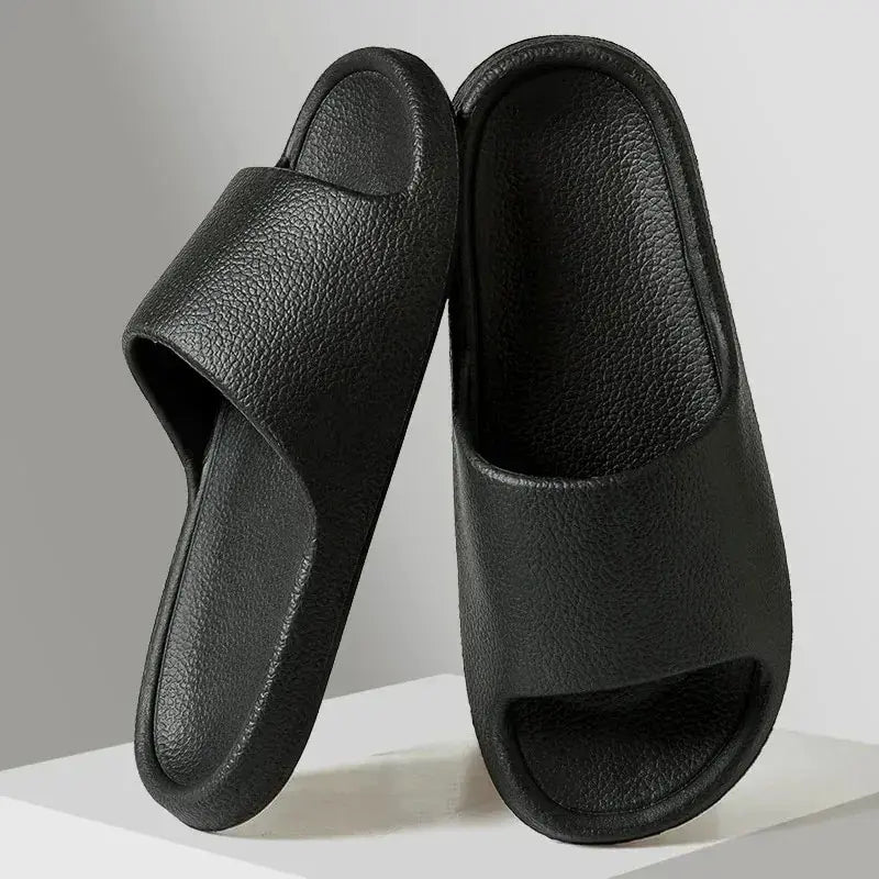 OligMen-Sandales à semelle souple pour hommes, tongs pour hommes, pantoufles de douche confortables, chaussures de couple, document solide, simple, extérieur
