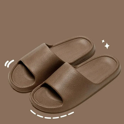 OligMen-Sandales à semelle souple pour hommes, tongs pour hommes, pantoufles de douche confortables, chaussures de couple, document solide, simple, extérieur